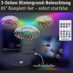 Paulmann Dekorationsbelysning|Led Strips > EntertainLED LED-Strip RGB TV-apparat 65 tommer