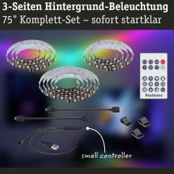 Paulmann Dekorationsbelysning|Led Strips > EntertainLED LED-Strip RGB TV-apparat 75 tommer