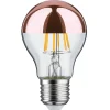 Paulmann Filament Pære|Led Pærer > E27 topforspejlet LED E14 6,5W 827 kobber
