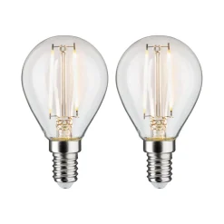 Filament Pære ^ Paulmann E14 2,7 W 2.700 K LED-pære filament 2 stk