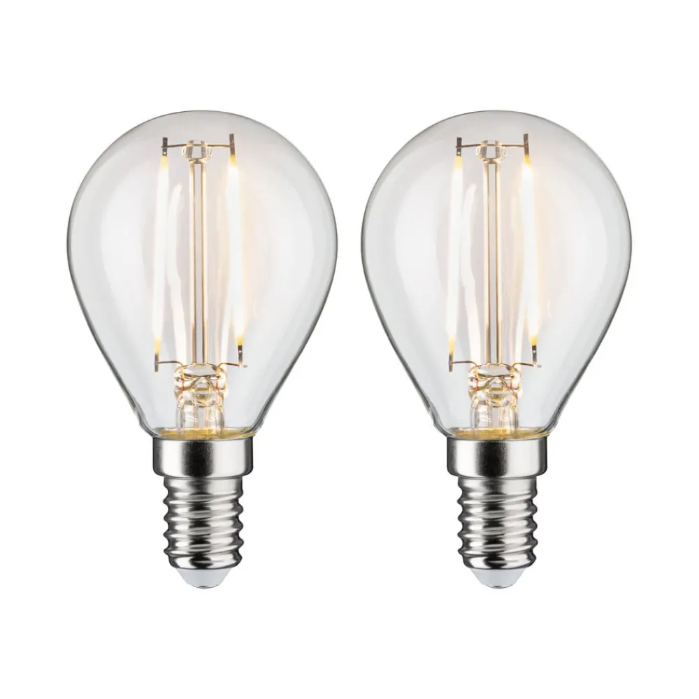 Filament Pære ^ Paulmann E14 2,7 W 2.700 K LED-pære filament 2 stk