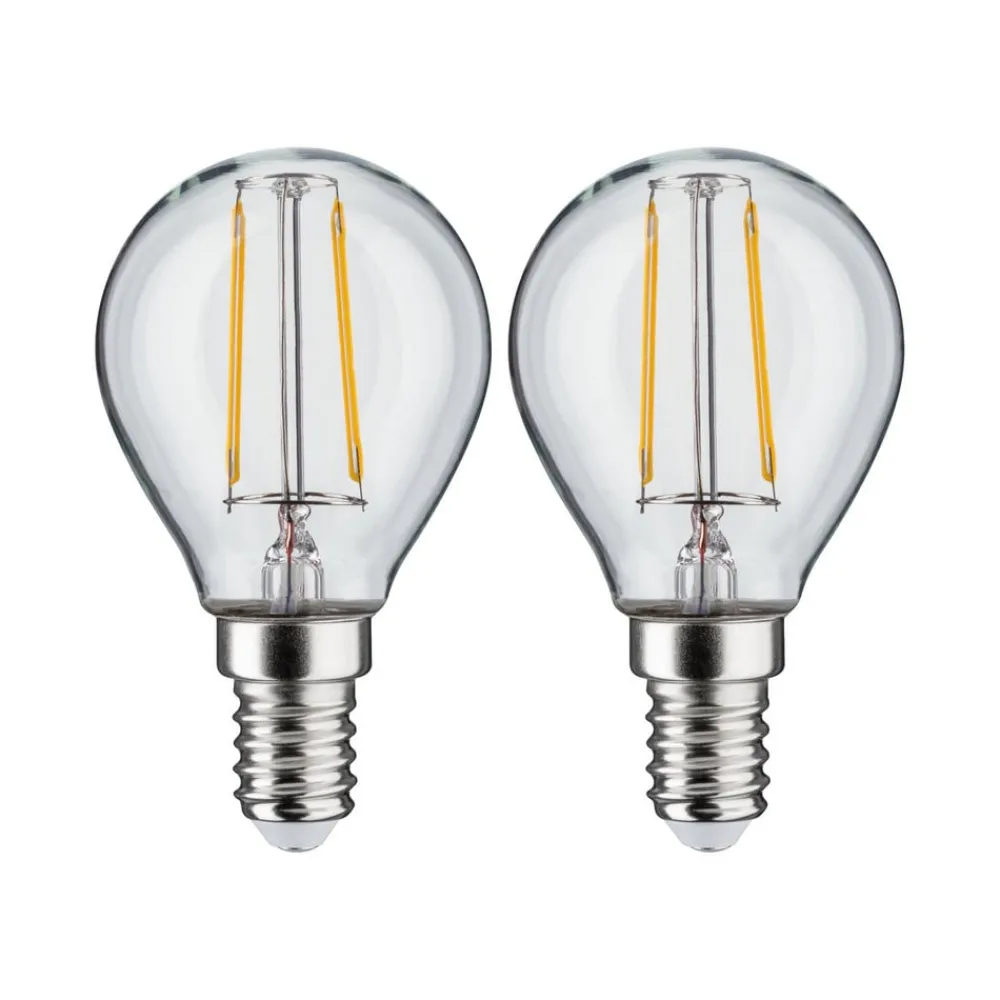 Filament Pære ^ Paulmann E14 2,7 W 2.700 K LED-pære filament 2 stk