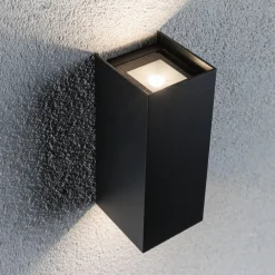 Væglamper ^ Paulmann Flame væglampe 2 lk 15,5 cm antracit