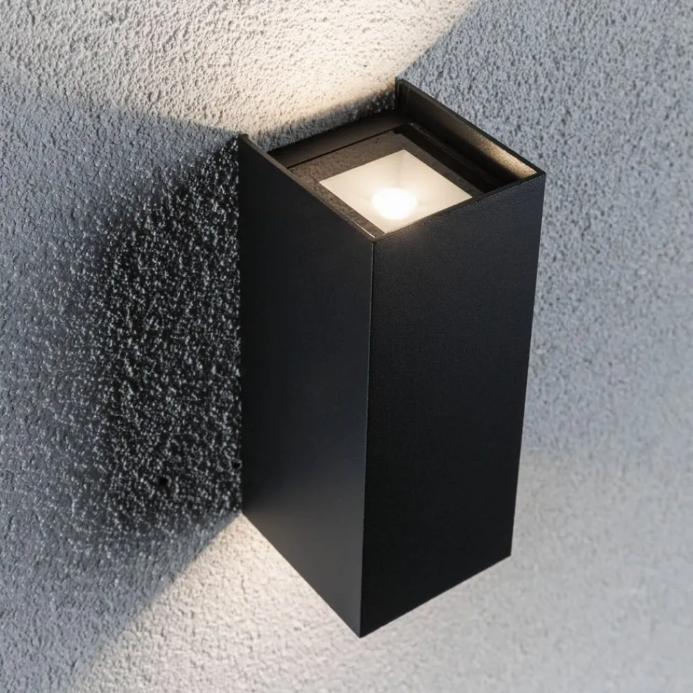 Væglamper ^ Paulmann Flame væglampe 2 lk 15,5 cm antracit