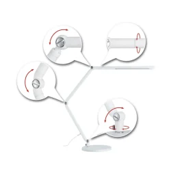 Paulmann Bordlamper > FlexBar LED-skrivebordslampe, hvid