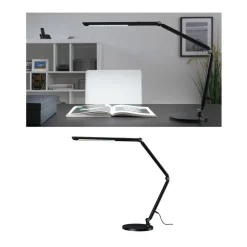 Arbejdsrum/Kontor|Bordlamper ^ Paulmann FlexBar LED-skrivebordslampe, sort
