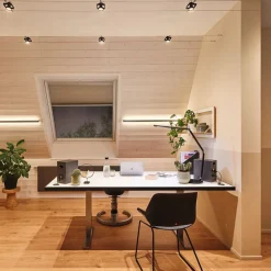 Arbejdsrum/Kontor|Bordlamper ^ Paulmann FlexBar LED-skrivebordslampe, sort