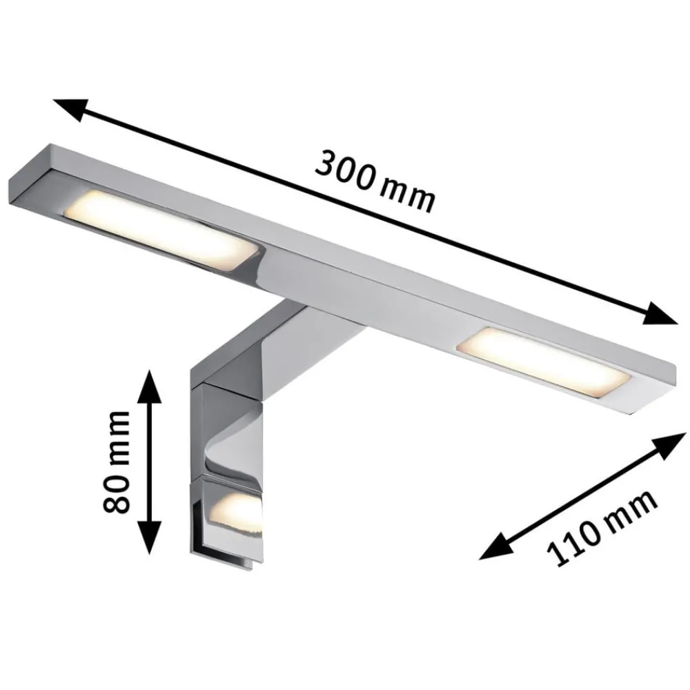 Paulmann Væg- Og Spejllamper > Galeria Double Hook LED-spejlampe 2 lkld