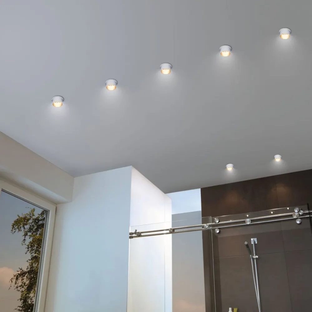 Loftlamper|Indbygningsspots ^ Paulmann Gil LED indbygget hvid/sort mat