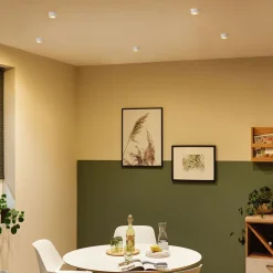 Loftlamper|Indbygningsspots ^ Paulmann Gil LED indbygget hvid/sort mat