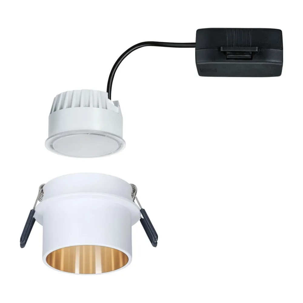 Loftlamper|Indbygningsspots ^ Paulmann Gil LED indbygget hvid/sort mat