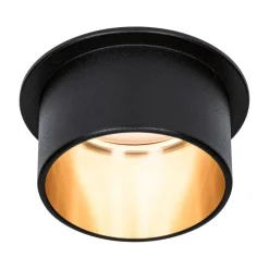 Paulmann Loftlamper|Indbygningsspots > Gil LED indbygget sort mat/guld