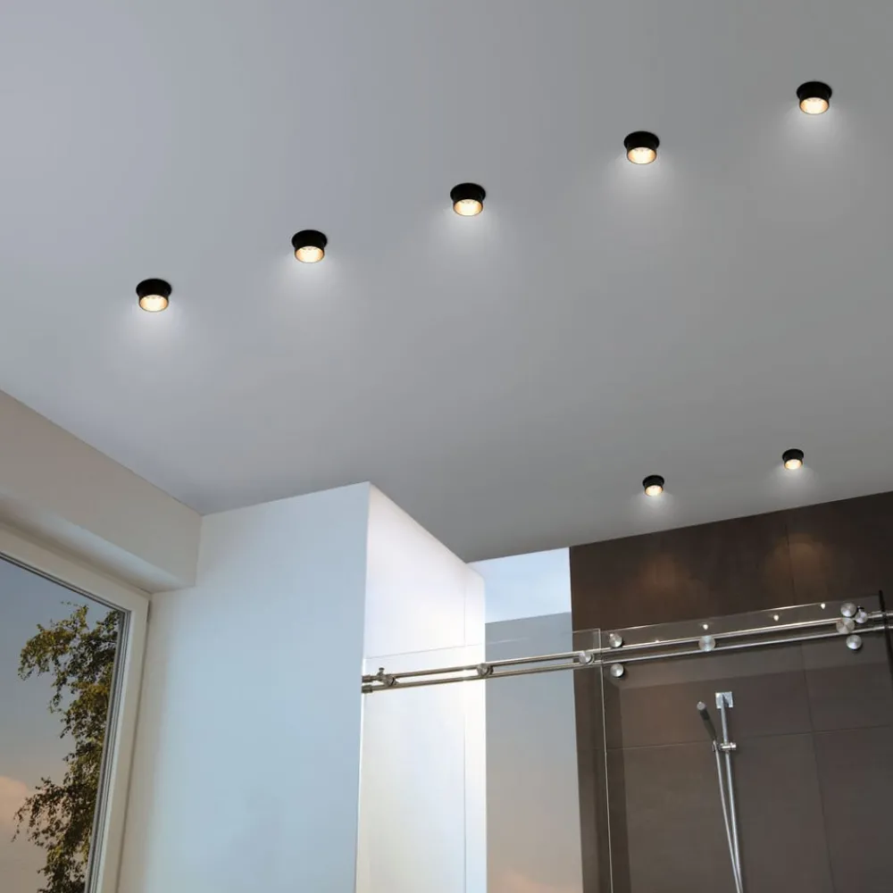 Paulmann Loftlamper|Indbygningsspots > Gil LED indbygget sort mat/guld
