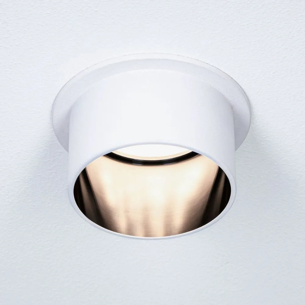 Paulmann Loftlamper|Indbygningsspots > Gil LED-indbygning, hvid/mat sort, 3 stk