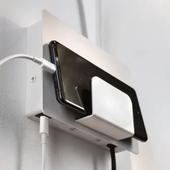 Væglamper|Væglamper ^ Paulmann Halina USB LED-væglampe, fleksibel arm hvid