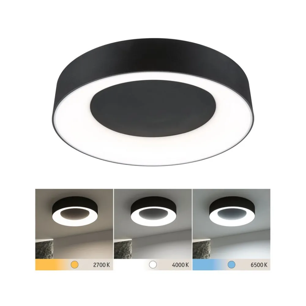 Arbejdsrum/Kontor|Loftlamper ^ Paulmann HomeSpa Casca loftlampe Ø40cm sort