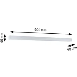 Paulmann Væg- Og Spejllamper|Væglamper > HomeSpa Tova LED-spejllampe, 90 cm