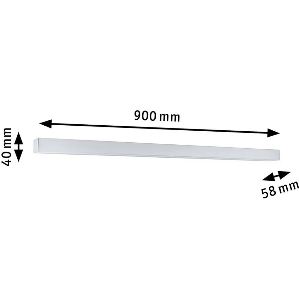 Paulmann Væg- Og Spejllamper|Væglamper > HomeSpa Tova LED-spejllampe, 90 cm