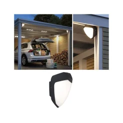 Væglampe Med Sensor ^ Paulmann Ikosea udendørs LED-væglampe sensor 3000K