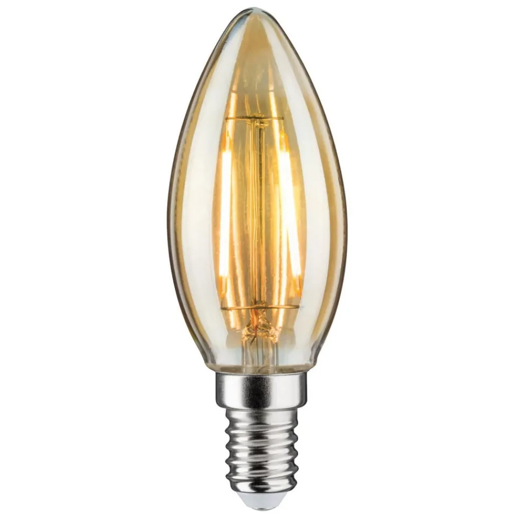 Paulmann Led Pærer > kertepære E14 2W 1.900K guld DC 24V