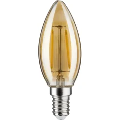 Paulmann Led Pærer > kertepære E14 2W 1.900K guld DC 24V