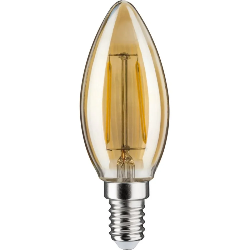 Paulmann Led Pærer > kertepære E14 2W 1.900K guld DC 24V