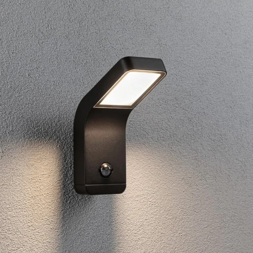 Væglampe Med Sensor ^ Paulmann Kulma udendørs LED-væglampe med sensor