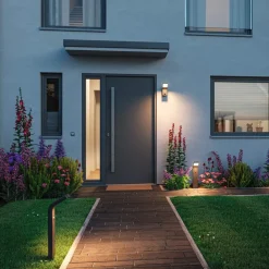Væglampe Med Sensor ^ Paulmann Kulma udendørs LED-væglampe med sensor