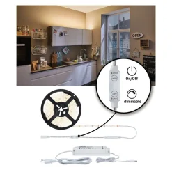 Paulmann Dekorationsbelysning|Led Strips > LED-dekorationslampe SimpLED 5 m, 3.000 K