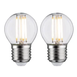 Paulmann Filament Pære > LED-dråbe E27 5 W 2.700 K filament, 2 stk