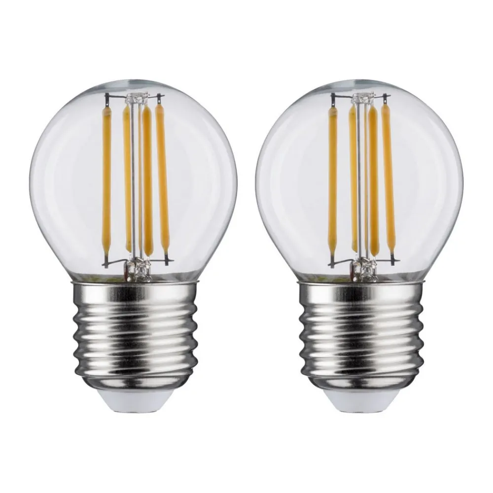 Paulmann Filament Pære > LED-dråbe E27 5 W 2.700 K filament, 2 stk