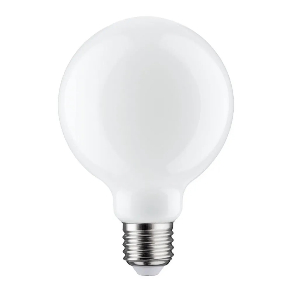 Paulmann Dæmpbar Led-Pære|Led Pærer > LED-globe G95 E27 7,5 W 827 opal, dæmpes