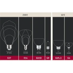 Paulmann Led Pærer > LED-globe G80 E27 7,5 W 827 opal, dæmpes