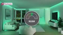Dæmpbar Led-Pære|Filament Pære ^ Paulmann LED-globe G125 ZigBee E27 6,3W guld RGBW