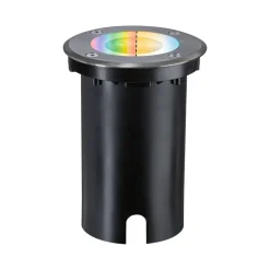 Paulmann Nedgravet Udebelysning|Udendørs Spot > LED-gulvlampe til indbygning Gulv, rund, RGBW, zigbee
