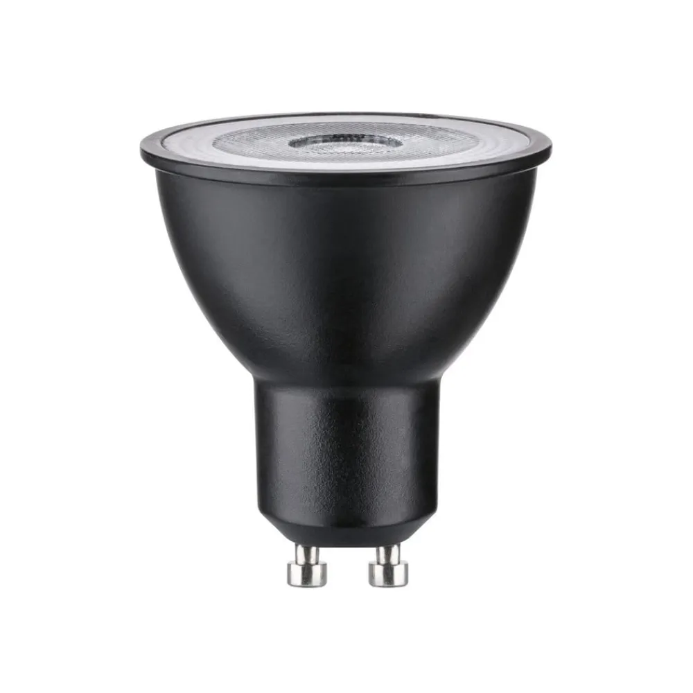 Dæmpbar Led-Pære|Smarte Lyskilder ^ Paulmann LED GU10 4,8W 350lm ZigBee sort 3 stk