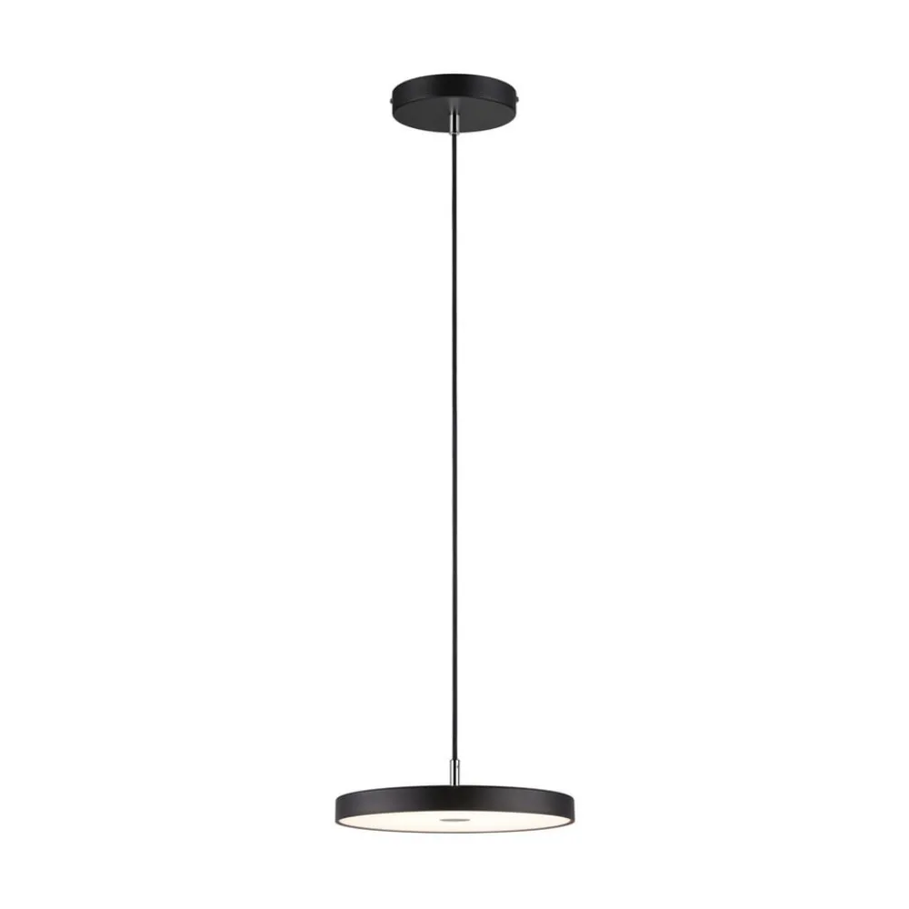 Paulmann Pendellamper|Pendellamper > LED-hængelampe Hildor, sort Ø 31 cm 3-trins dæmpbar