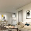 Indbygningsspots ^ Paulmann LED-indbygningslampe Cole Coin hvid Ø9cm IP44 dæmpbar 3x-sæt