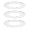 Paulmann Loftlamper|Indbygningsspots > LED indbygningsspot Nova Coin 3 hvid rund dæmpbar