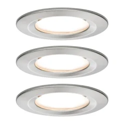 Loftlamper|Spotlights ^ Paulmann LED indbygningsspot Nova Coin 3 jern rund dæmpbar