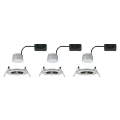 Loftlamper|Spotlights ^ Paulmann LED indbygningsspot Nova Coin 3 jern rund dæmpbar