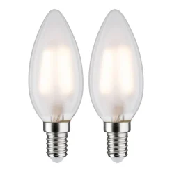 Paulmann Led Pærer > LED-kerte E14 3 W 2.700 K mat, 2 stk.
