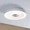 Paulmann Loftlamper > LED-loftlampe Volea, hvid/sølv Ø 32 cm IP44 dæmpbar