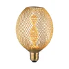 Paulmann Led Pærer > LED Metallic Glow Globe Helix E27 messing