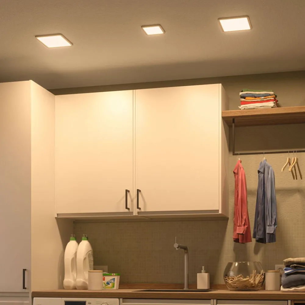Paulmann Loftlamper > LED-panel Areo 4.000 K kantet 17,5cm hvid
