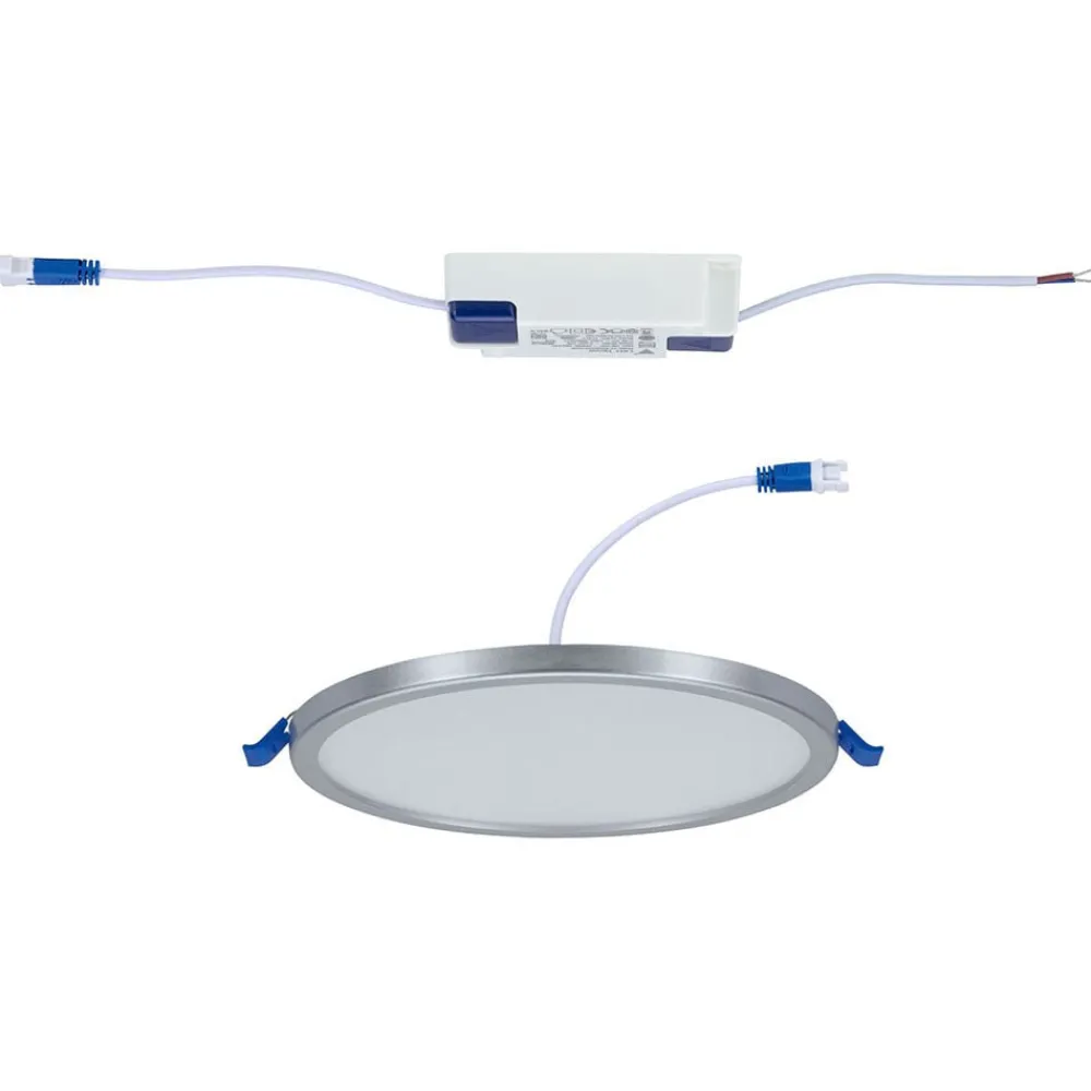Paulmann Loftlamper|Indbygningsspots > LED-panel Areo 3.000 K rund krom 17,5cm