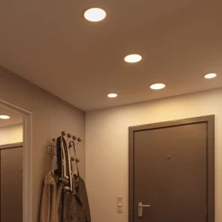 Paulmann Loftlamper|Indbygningsspots > LED-panel Areo 4.000 K rund krom 11,8cm