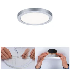 Paulmann Loftlamper|Indbygningsspots > LED-panel Areo 4.000 K rund krom 11,8cm