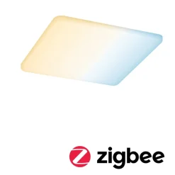 Paulmann Arbejdsrum/Kontor|Loftlamper > LED-panel Veluna kantet CCT ZigBee 18,5cm