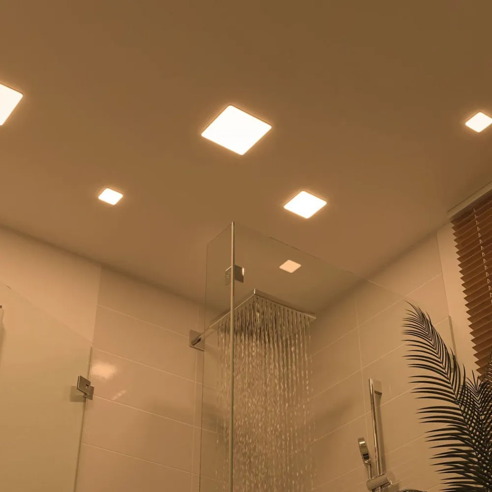 Paulmann Loftlamper|Indbygningsspots > LED-panel Veluna 3.000K kantet, 18,5cm